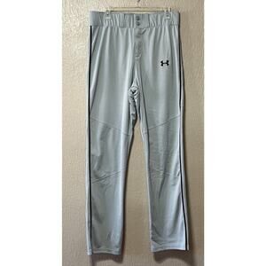 Under Armour Men's Loose Piped Baseball Softball Utility Pants Grey Large 34"x33